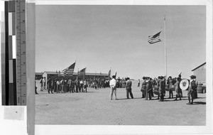 Summer parade at Granada Japanese Relocation Camp, Amache, Colorado, May 30, 1943