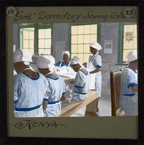 Girls Sewing Class, Kenya, ca.1905-ca.1940