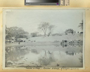 Village in Sialkot District, Punjab, Pakistan, ca.1900