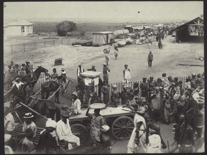 Business morning at the railway station Accra I