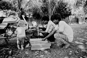 Danish Santal Mission, Bangladesh, 1991. From the vocational training program of BLM-D. Young p