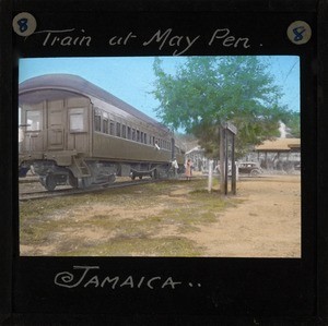 Railway Train at May Pen Station, Jamaica