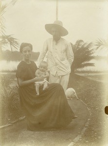 M. and Mrs Robert, in Lambarene, Gabon