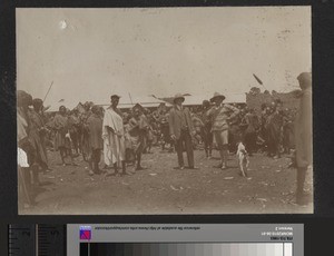 Rev. Stevenson at Karatina Market, Kenya, September 1926