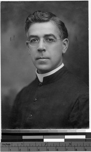 Portrait of Father George Bergeron, Oceania, ca. 1920-1940