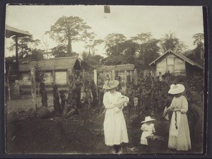 Children receiving their wages