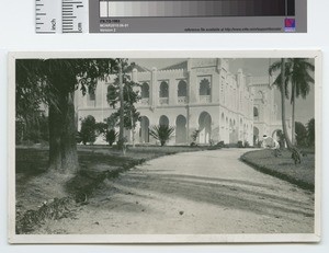 Large ornate building, Tanzania, ca.1888-1929