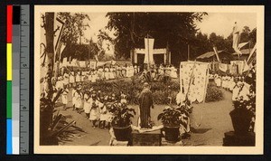 Religious procession, Rwanda, ca.1920-1940