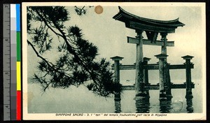 Shrine at Itsukushima, Japan, ca.1920-1940