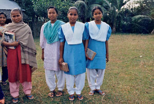 Danish Santal Mission, Bangladesh, 1994. From the vocational training program of BLM-D. Young w