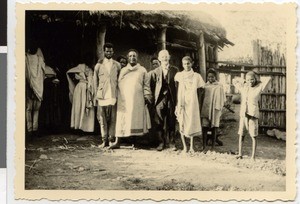 Dietrich Waßmann and Qenyazmach Biru, between Korme and Ayra, Ethiopia, 1952