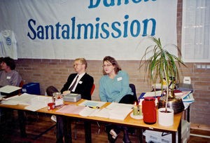 Congress in 1994 in Haslev Dorthe Hartig and Birger Nygaard with economy