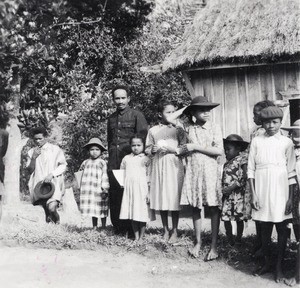 Family of catechumens in the Boina, Madagascar