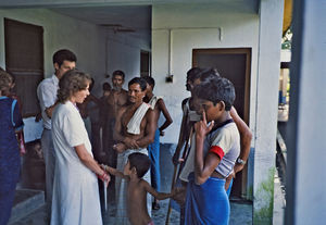 Danish Bangladesh Leprosy Mission/DBLM, Nilphamari, 17th September 1987. Introduction of the ne