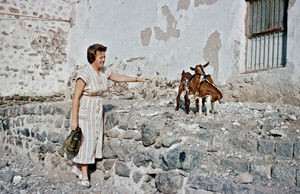 Missionary Martha Holst in Crater, Aden 1963