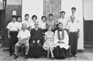 Japan Evg. Lutheran Church/JELC. The Yokoshiba Church congregation on DMS Missionary, Rev. Frod