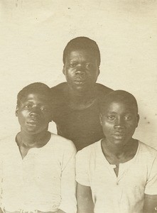 Pupils of the msision school of Baraka, in Gabon