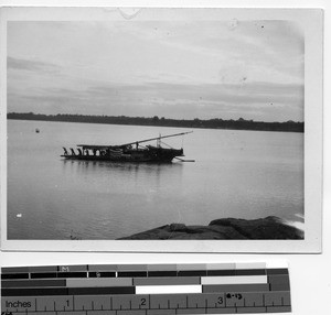 The West River in front of Pingnan, China