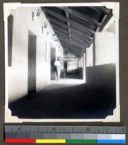 Verandah of Mission House, Shendam, Nigeria, 1923