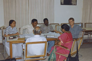 JELC Consultation, Gurukul, October 1993, From left to right: Rev. Ms. M. G. Basanti, JELC - Re