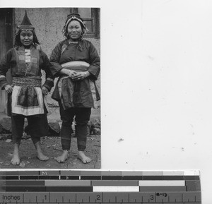 Two Yau tribe women at Wuzhou, China, 1950