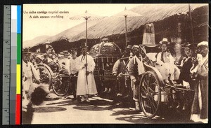 Traditional wedding parade, Korea, ca.1920-1940