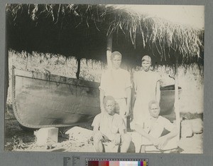 Trainees at the Livingstonia mission, Malawi, ca.1920