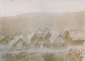 Village at the east of Ambositra, in Madagascar