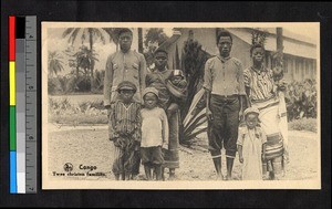 Christian families, Congo, ca.1926