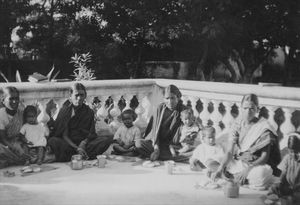Tiruvannamalai, South Arcot, India. A meeting for wives of the village teachers and women from