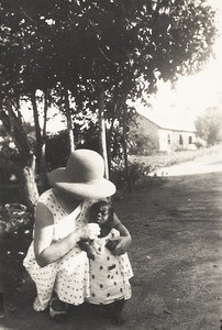 Baby Peter and Emily Godfrey, Nigeria, ca. 1934