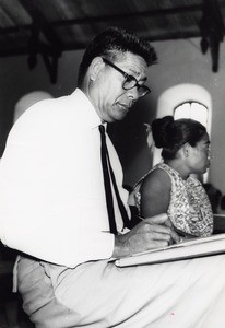 Assembly of the Pacific conference of Churches in Chepenehe, 1966 : representatives of Samoa Islands