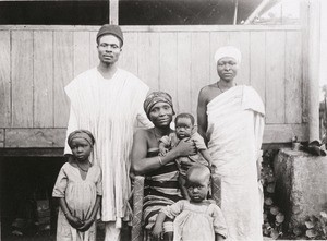 Mose Muishe and his family, in Cameroon