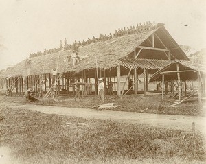 Church under construction in Oyem, Gabon