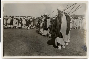 Dance of the orthodox priests at the celebration of Timkat, Adis Abeba, Ethiopia