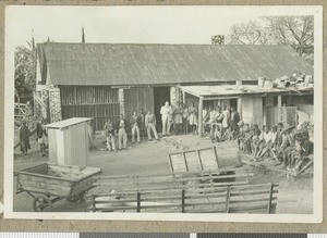 Workshop service, Chogoria, Kenya, ca.1953