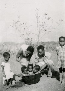 Day nursey of Bangwa, in Cameroon