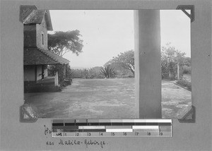 Yard and view of the Malila Mountains, Rungwe, Tanzania