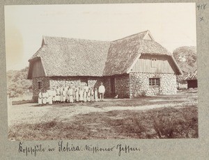 Boarding pupils in Shira. Missionary Jessen, Tanzania, ca.1900-1914