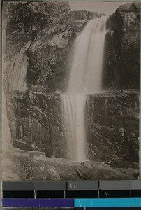 Waterfall south of Midongy, Madagascar, ca.1910