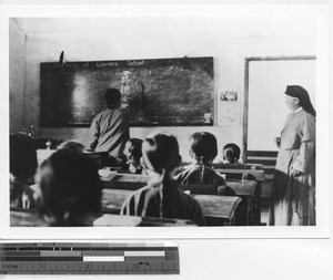 Our Lady of Lourdes school at Yangjiang, China, 1923