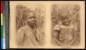 Two Bakongo children, Kisantu, Congo, ca.1920-1940