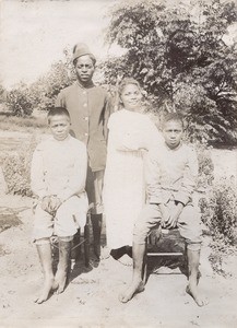 Malagasy family, in Madagascar