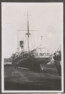 Adolphf Woermann steamer in port, Ceuta, Spain