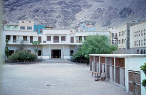 DMS' Pigeskole i Crater, Aden 1966