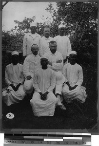 The first baptised men, Urambo, Unyamwezi, Tanzania, ca.1906-1908