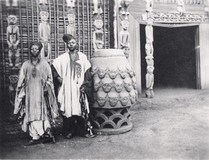 Bamum king's drum, in Cameroon