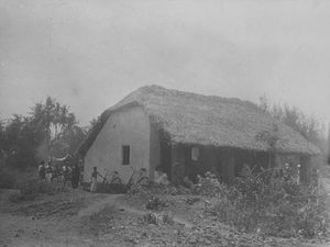 Tirukoilur, Tamil Nadu, India. Vasalpadi on the day of inauguration, 15th July 1918