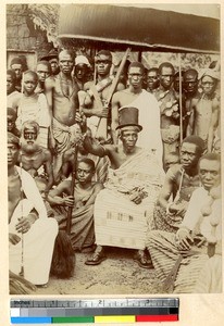 Chief of Obomeng, Ghana, ca.1885-1895