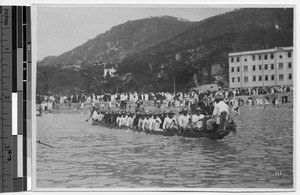 Dragon Boat festival, Hong Kong, China, ca.1920